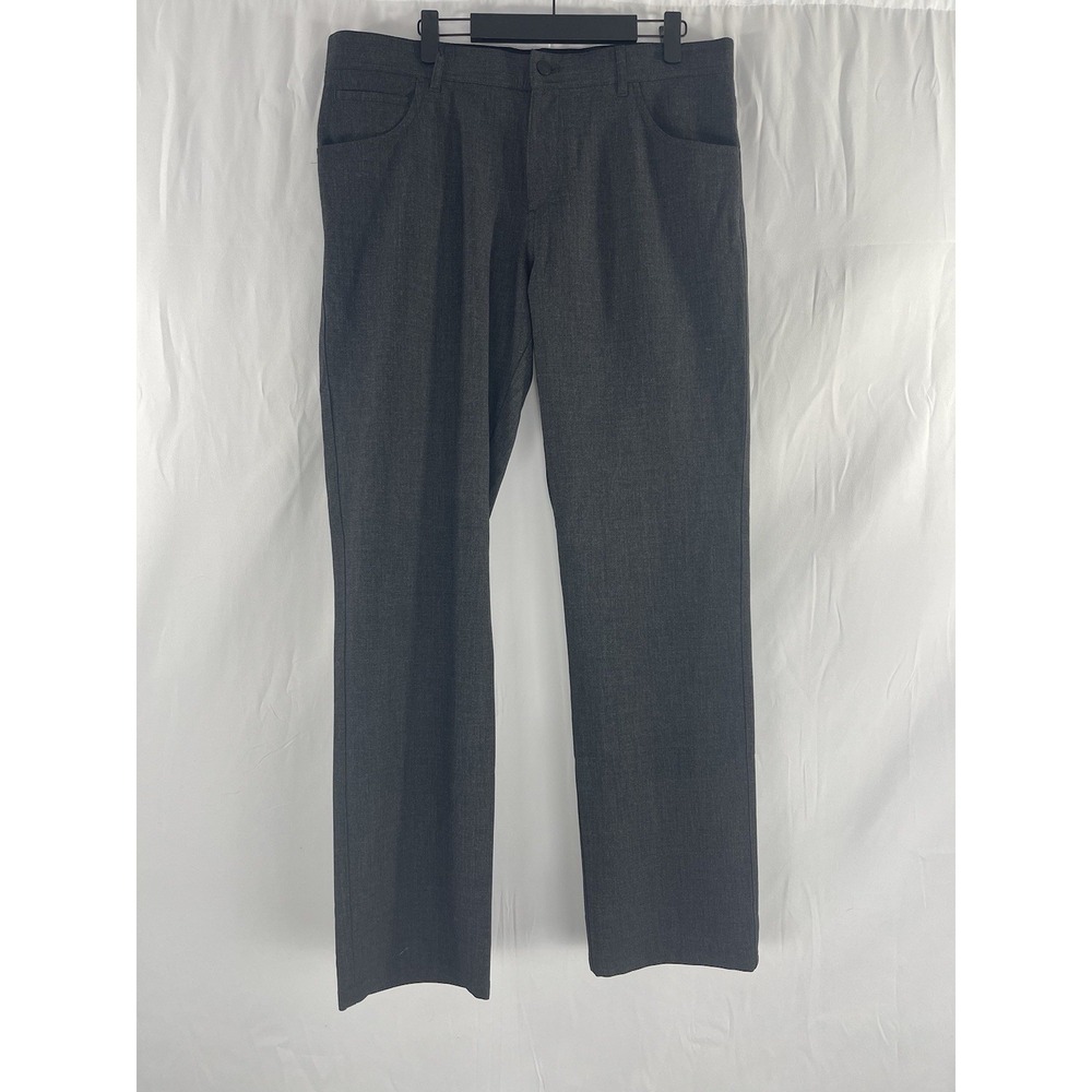 Alberto Ceramica Stone Modern Fit Gray Chino Pants W36 L32